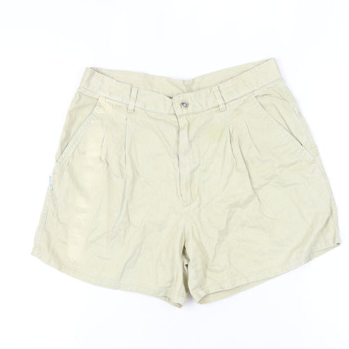 Benetton Women Beige Chino Shorts Size 4