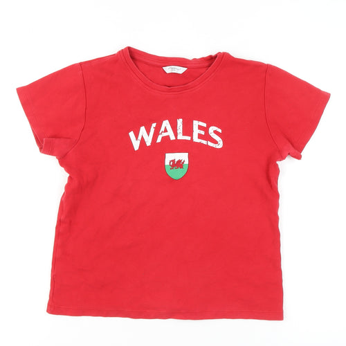New Look Women's Red T-Shirt UK Size 14