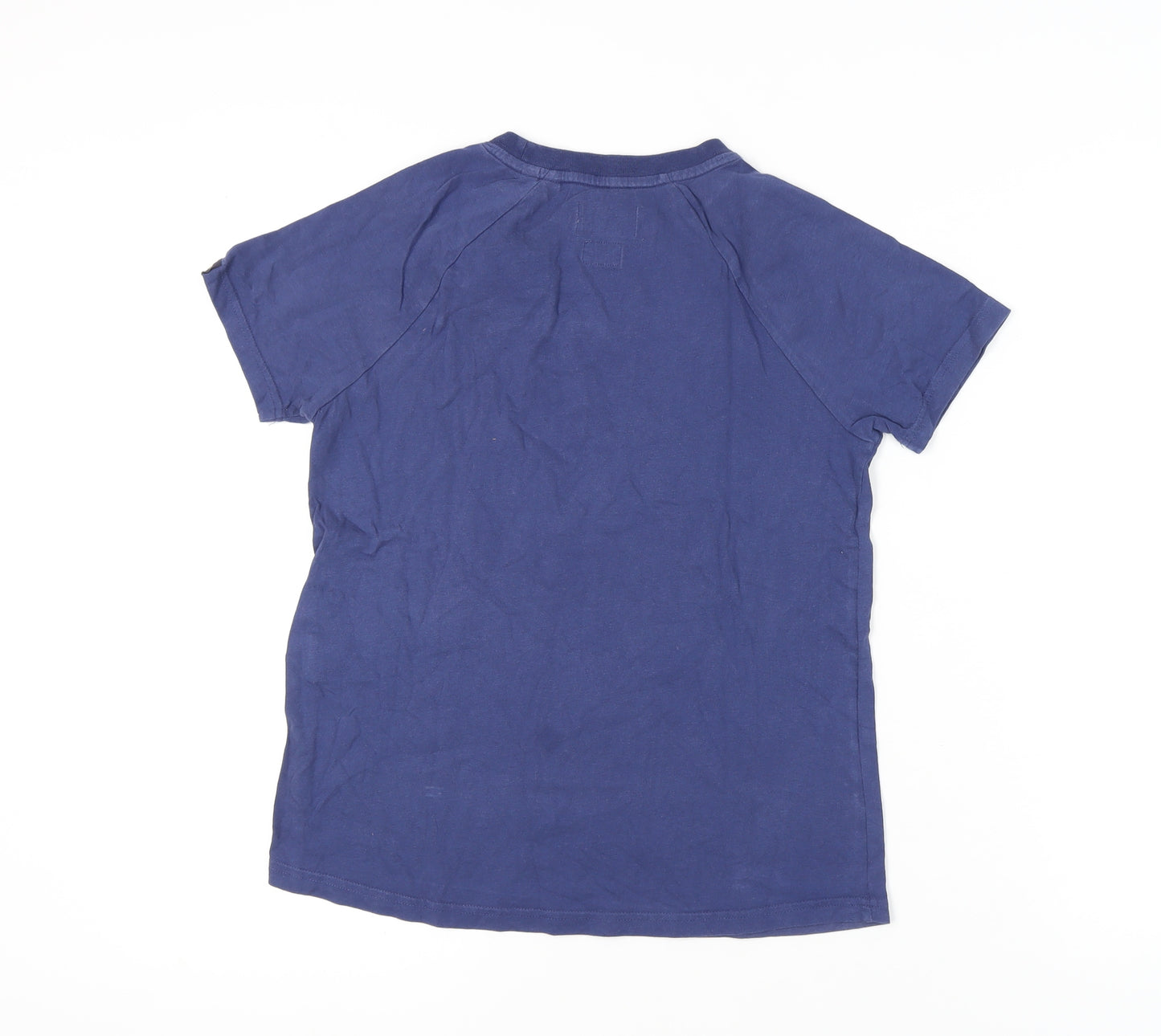 Superdry Unisex Blue T-Shirt, Size 8, Casual, Sports Style