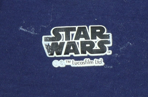 Port & Company Men's Blue Star Wars Graphic T-Shirt - Large