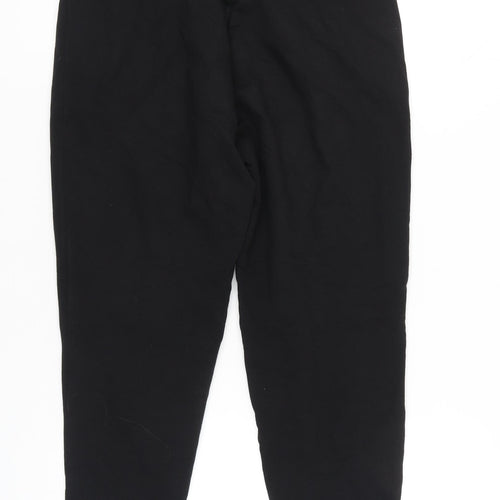 Marks and Spencer Women Black Jogger Trousers Size 14