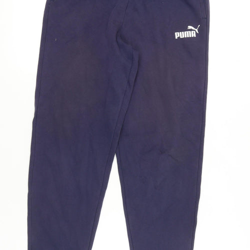Puma Boys Blue Jogger Trousers XL