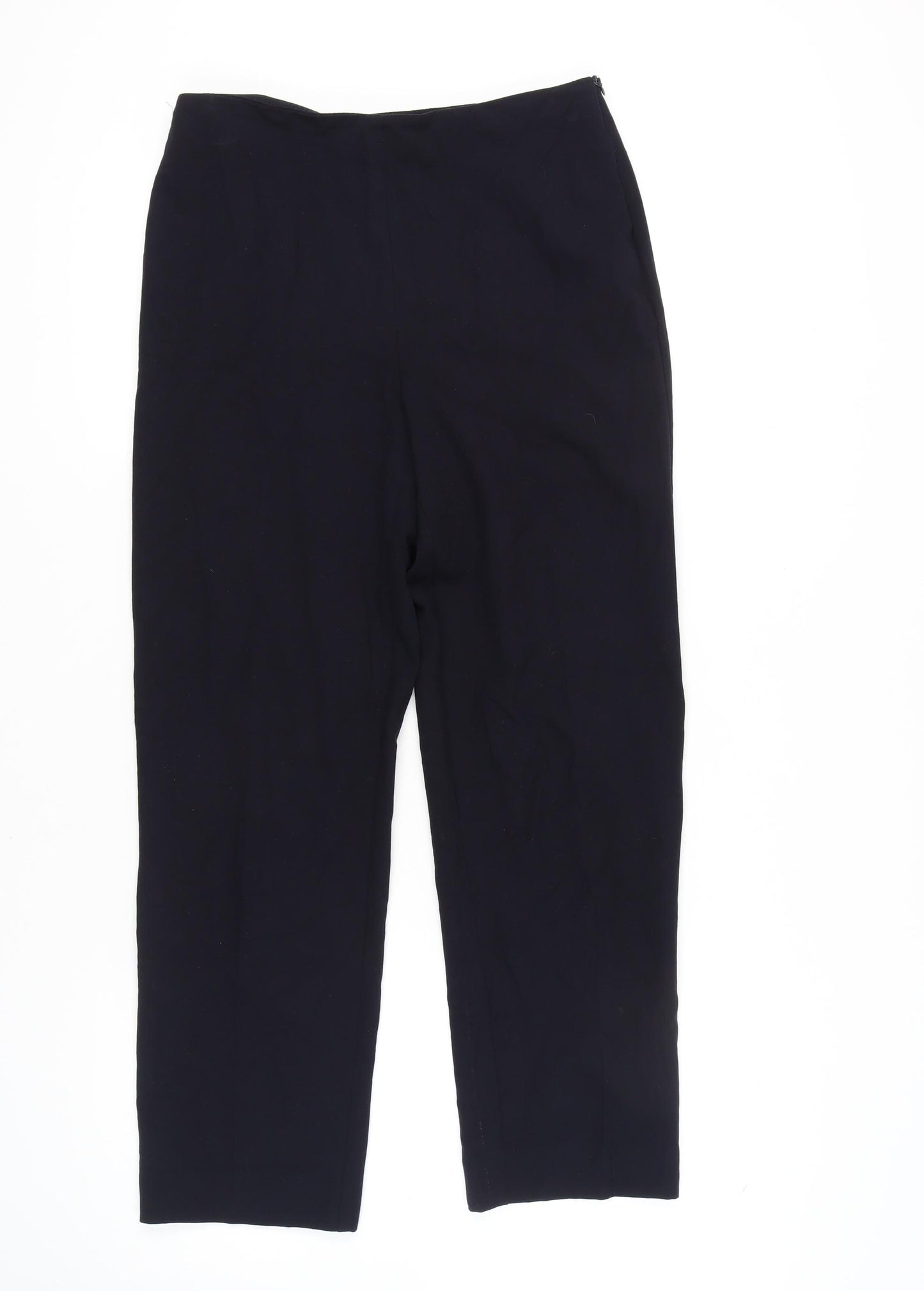 Marks and Spencer Women's Navy Cropped Trousers, Size 12