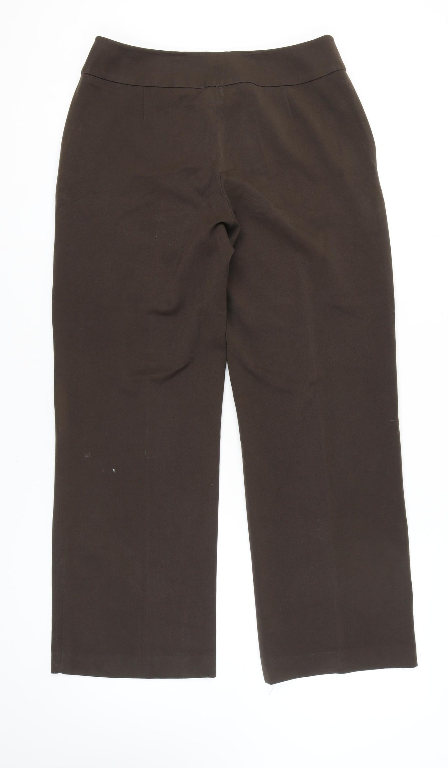 BHS Women's Brown Classic Trousers - Size 12