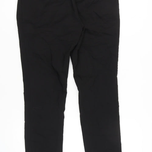 H&M Women's Black Flat Front Trousers Size 14