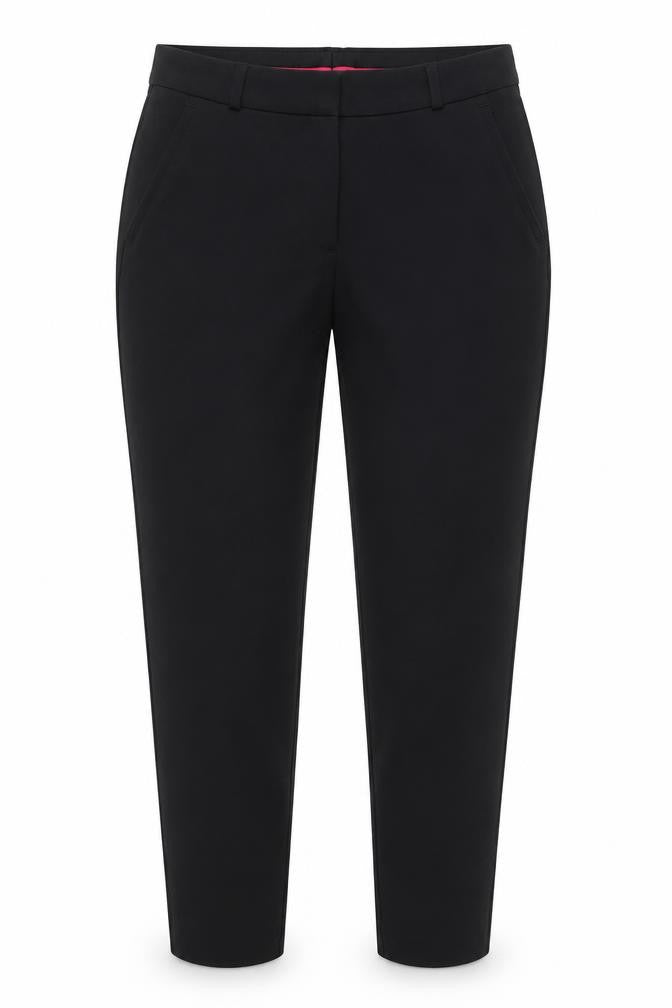 Front view of Marks & Spencer Women's Black Ankle Trousers, size 10