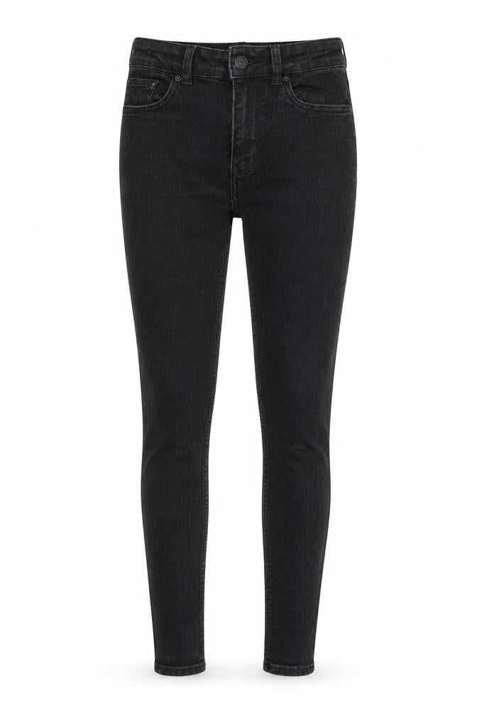Front view of ADPT Women's Skinny Black Jeans M Size with Pockets