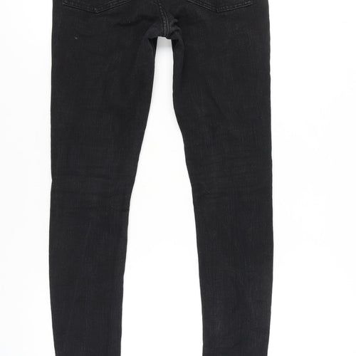 ADPT Women's Skinny Black Jeans M Size with Pockets