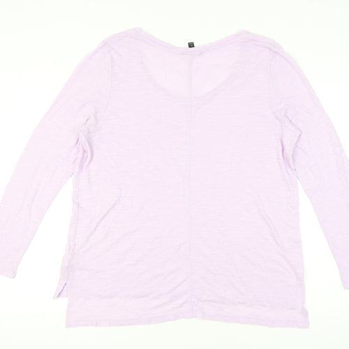 Banana Republic Women's Purple XL Basic T-Shirt
