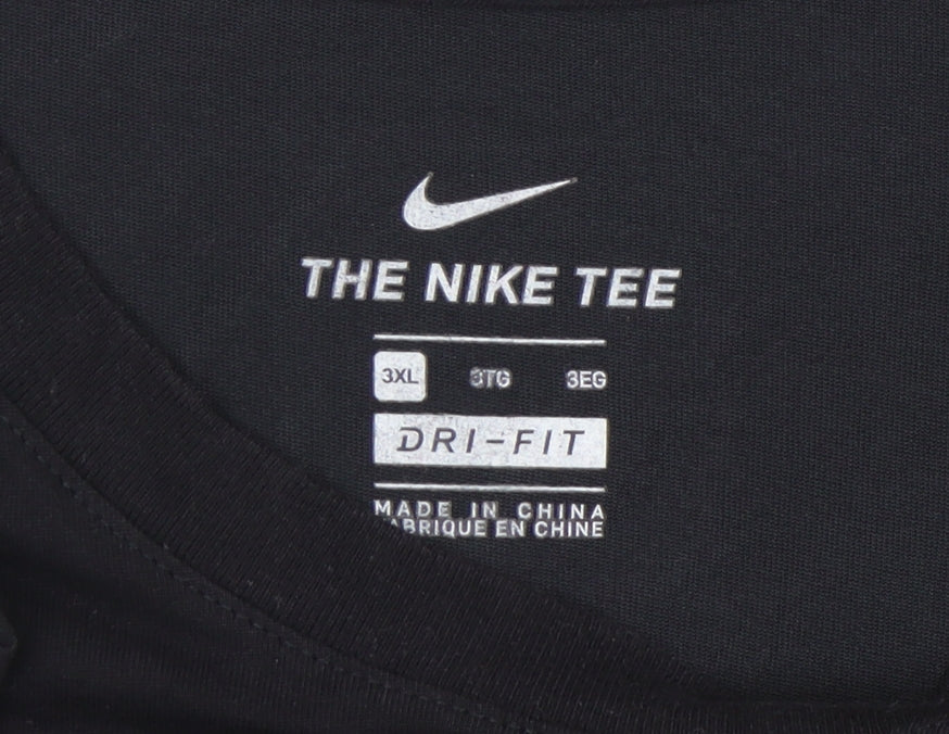 Nike Men's Black 3XL Graphic Print T-Shirt