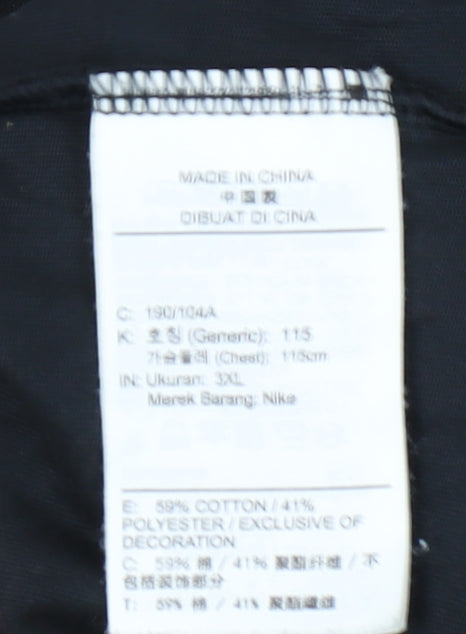 Nike Men's Black 3XL Graphic Print T-Shirt