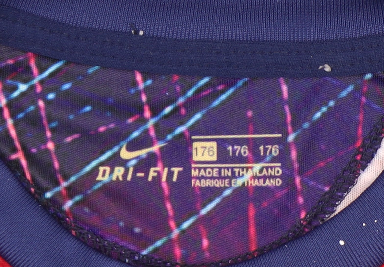 Nike Men's Multicoloured Football Jersey Size 176