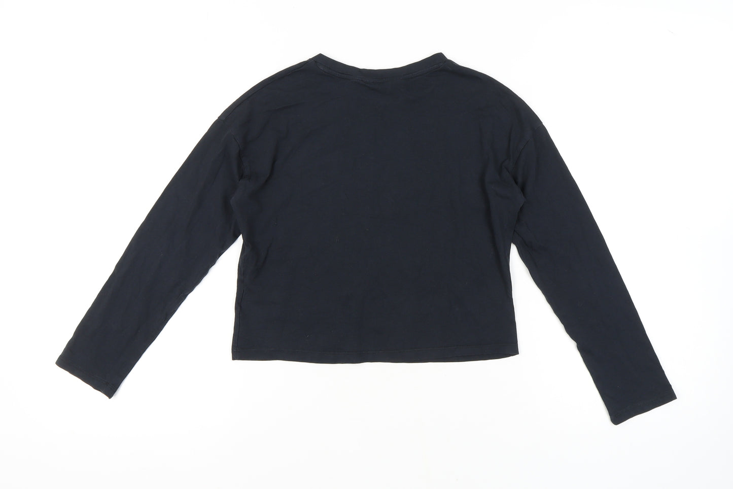H&M Disney Girls Black Long Sleeve T-Shirt, 11-12 Years