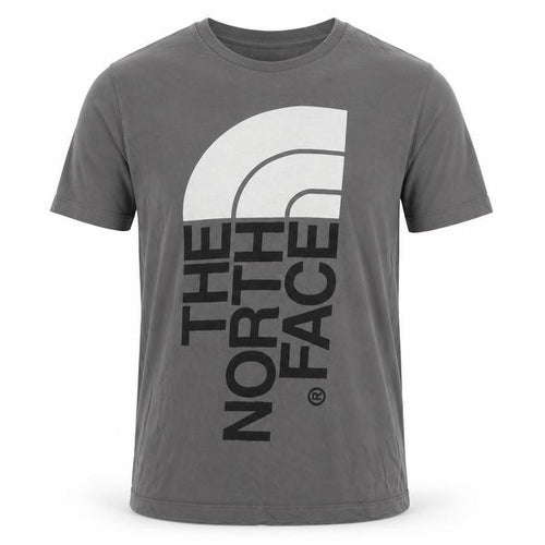 The North Face Boys Grey Logo T-Shirt Size L Casual
