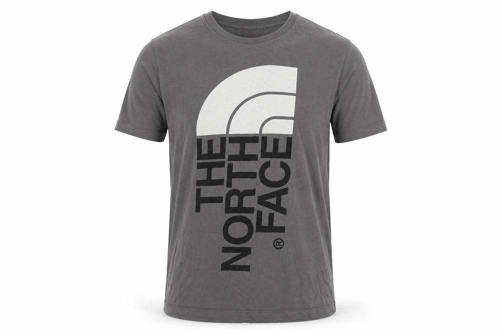 The North Face Boys Grey Logo T-Shirt Size L Casual