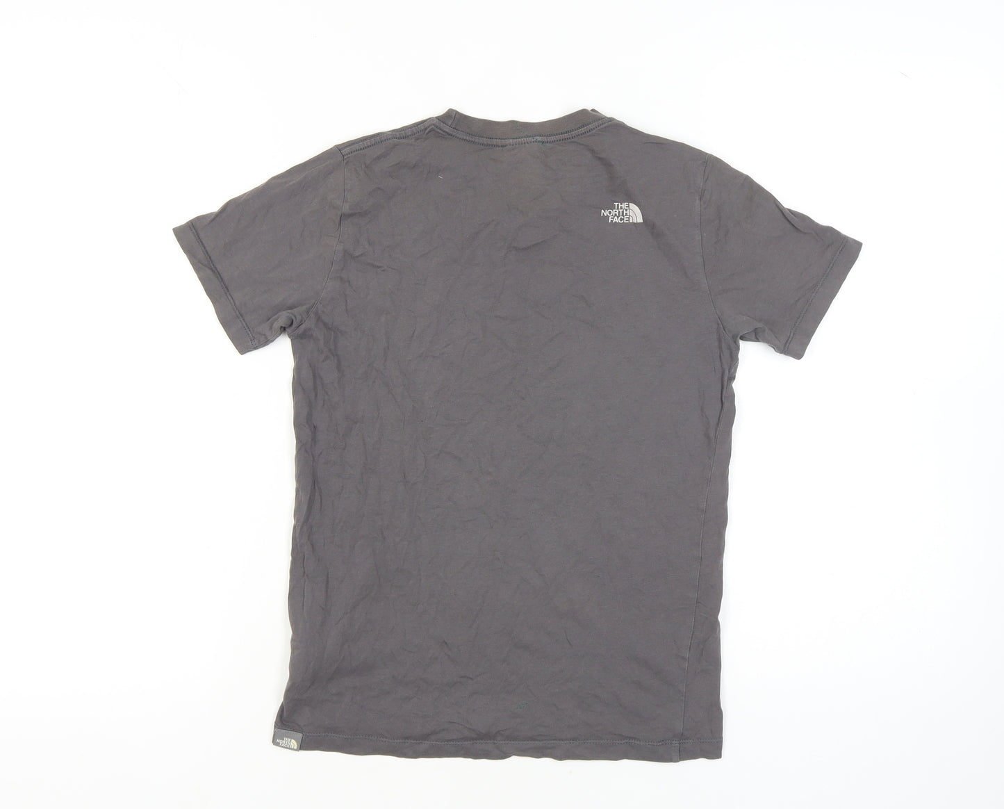 The North Face Boys Grey Logo T-Shirt Size L Casual