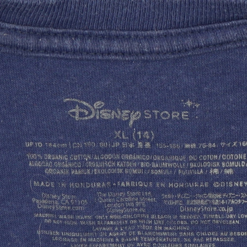 Disney Store Boys Blue Star Wars Graphic T-Shirt - Size 14
