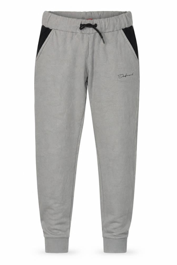 Front view of DFND Men's Grey Jogger Trousers, Medium, Activewear