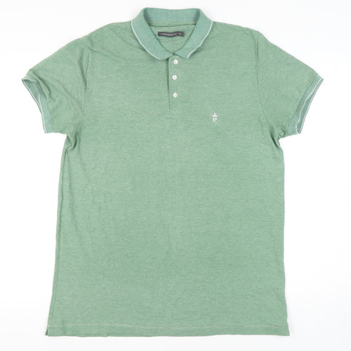 French Connection Men's Green 2XL Polo Shirt
