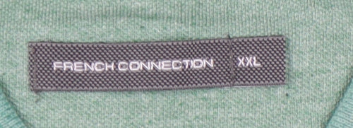 French Connection Men's Green 2XL Polo Shirt