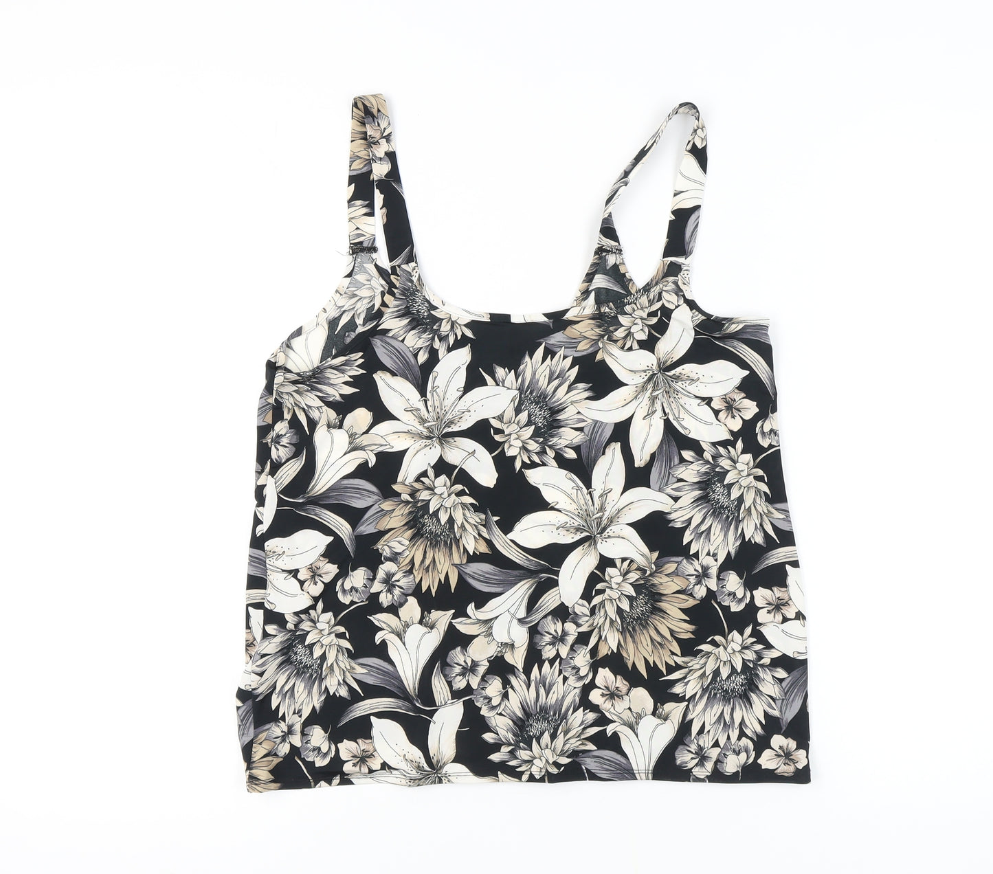Wallis Women's Floral Camisole Tank, Multicoloured, Size 12