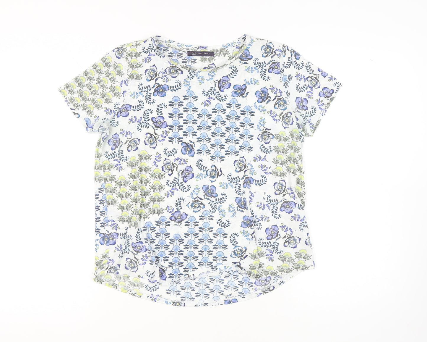 Marks and Spencer Women's Floral T-Shirt, Size 14