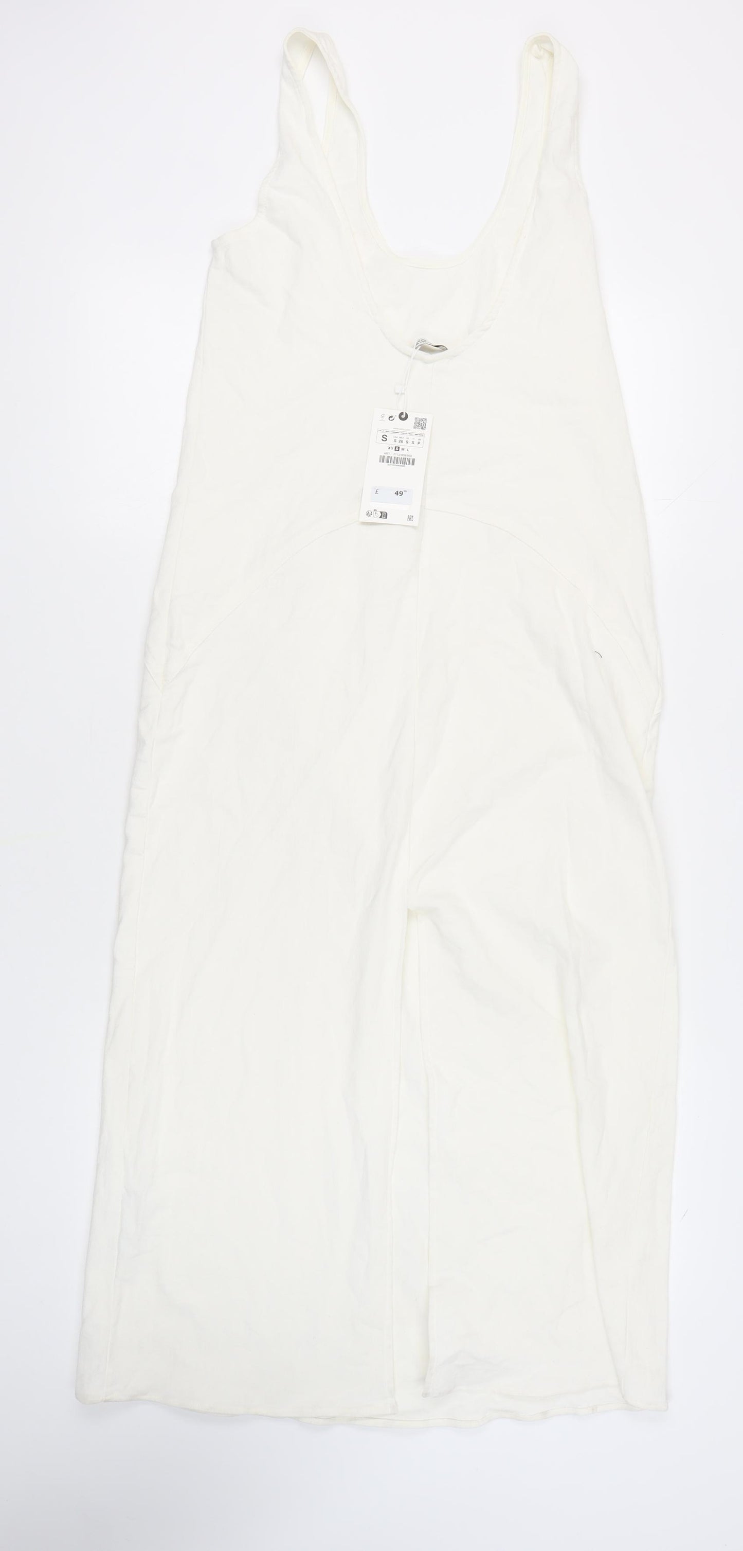 Zara Ivory Women’s Sleeveless Tank Dress - Size S