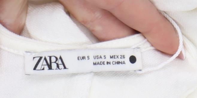 Zara Ivory Women’s Sleeveless Tank Dress - Size S