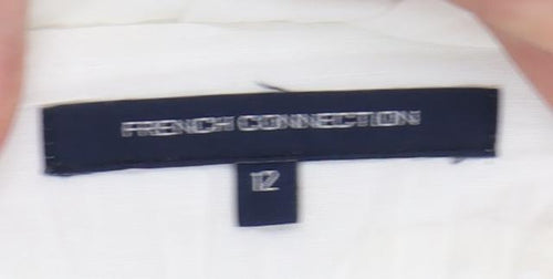 French Connection Women's Ivory Knee-Length Skirt, Size 12