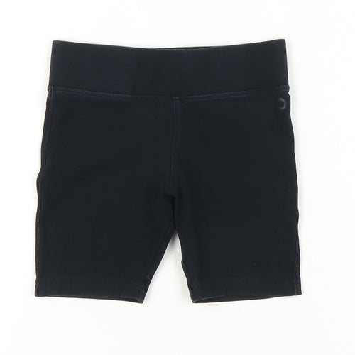 Marks and Spencer Girls Black Biker Shorts 5-6 Years