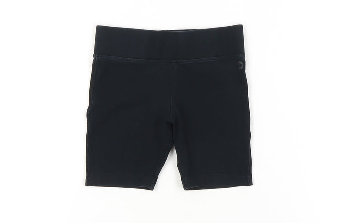 Marks and Spencer Girls Black Biker Shorts 5-6 Years
