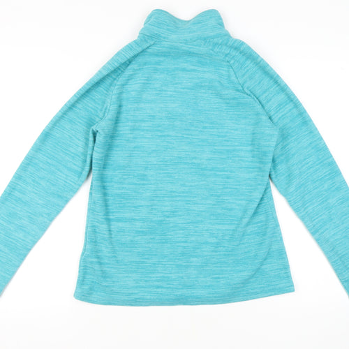Mountain Warehouse Women's Blue High Neck Sweatshirt Size 12