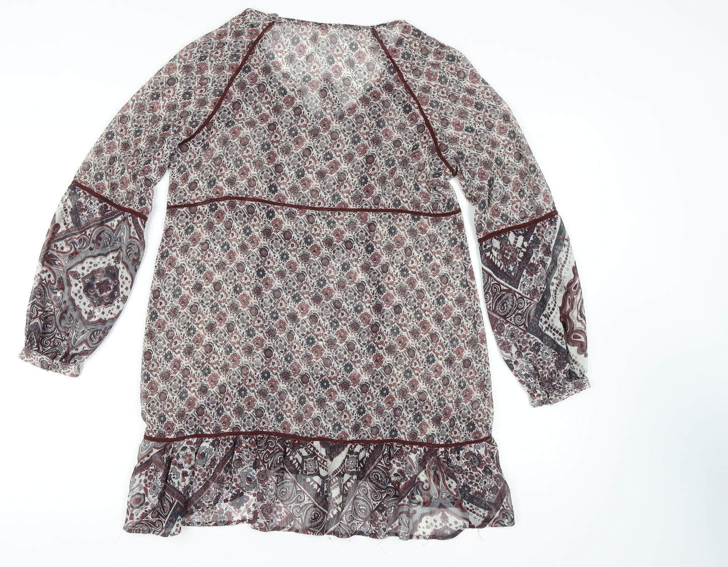 Marks and Spencer Multicoloured Tunic Blouse Size 16