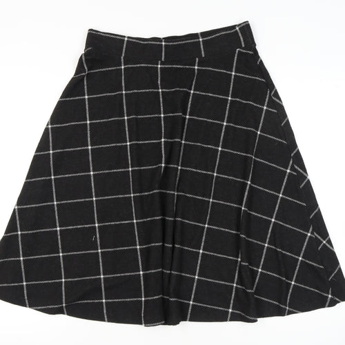 Marks and Spencer Women's Black A-Line Skirt, Size 14