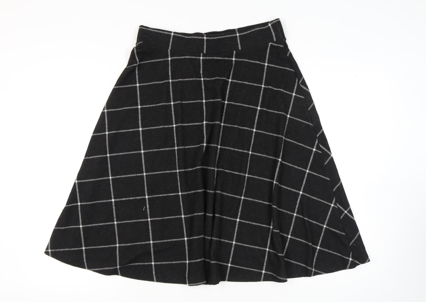 Marks and Spencer Women's Black A-Line Skirt, Size 14