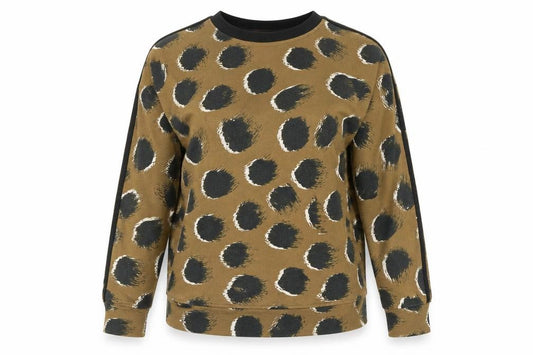 Adidas Women's Brown Pullover Animal Print Sweatshirt M
