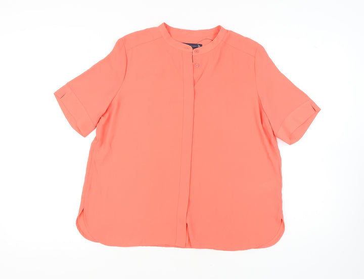 Marks and Spencer Women's Pink Blouse, Size 14, Casual