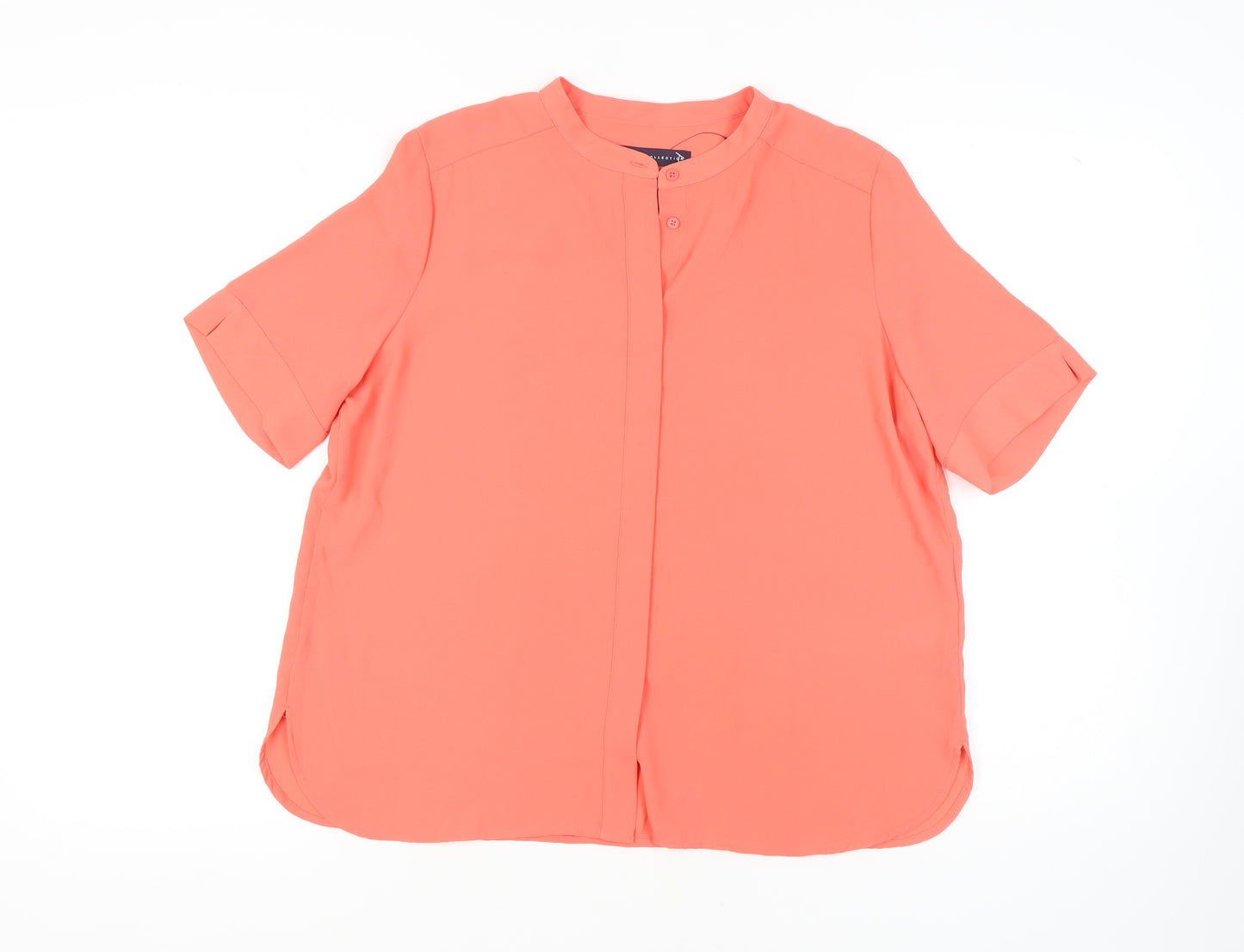 Marks and Spencer Women's Pink Blouse, Size 14, Casual