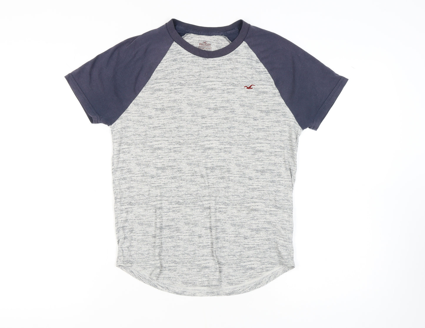 Hollister Men's Grey XS Colourblock T-Shirt
