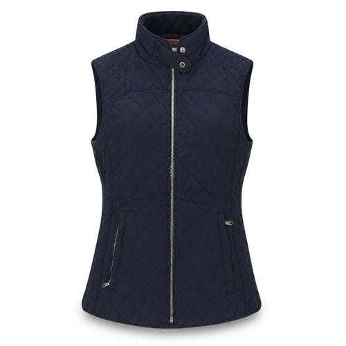 Zara Woman Blue Quilted Waistcoat, Women's XS Casual