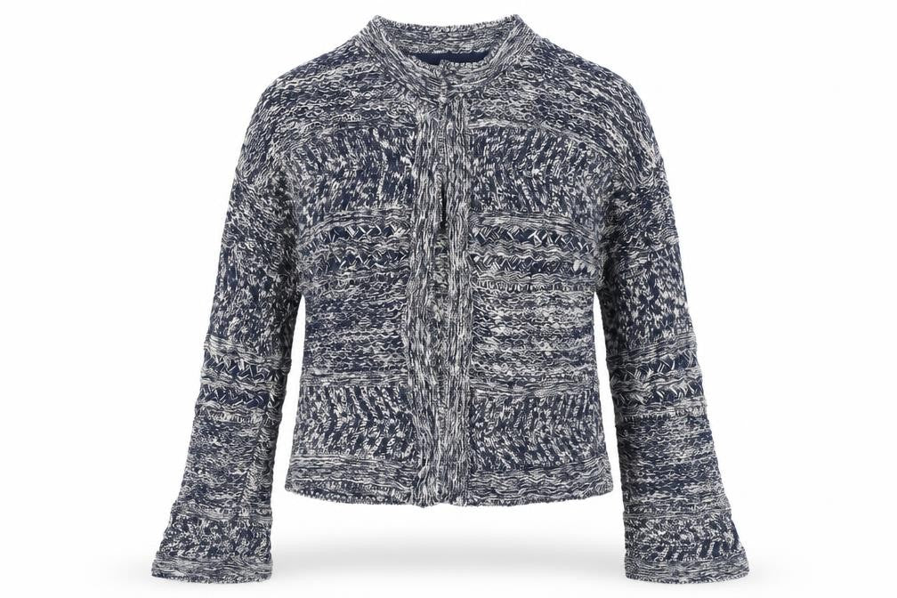 Front view of Marks & Spencer Women's Blue Cardigan M