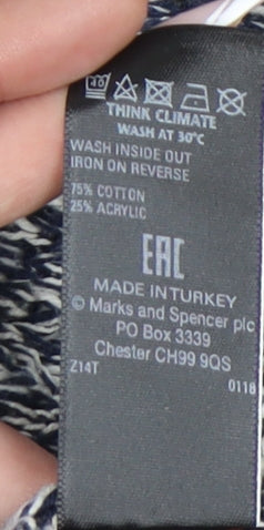 Marks and Spencer Women's Blue Cardigan M