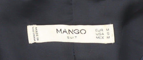Mango Women's Blue Cropped Blazer M