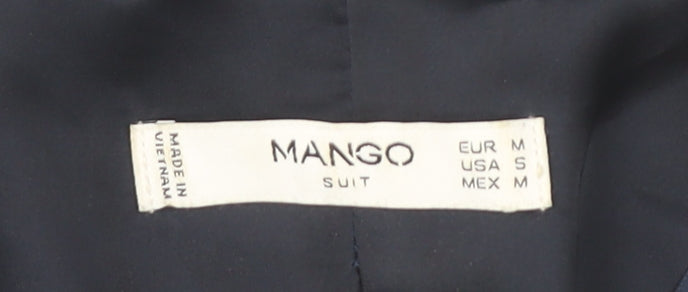 Mango Women's Blue Cropped Blazer M