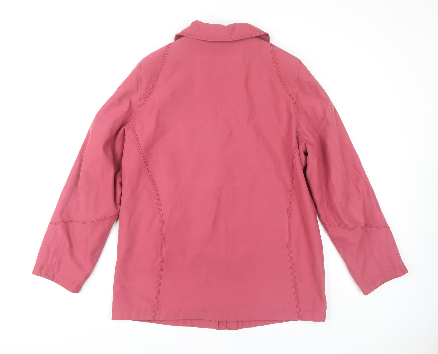 EWM Women's Pink Long Sleeve Coat Size 16