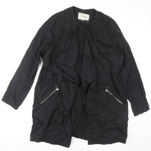 River Island Women's Black Zip Jacket Size 12