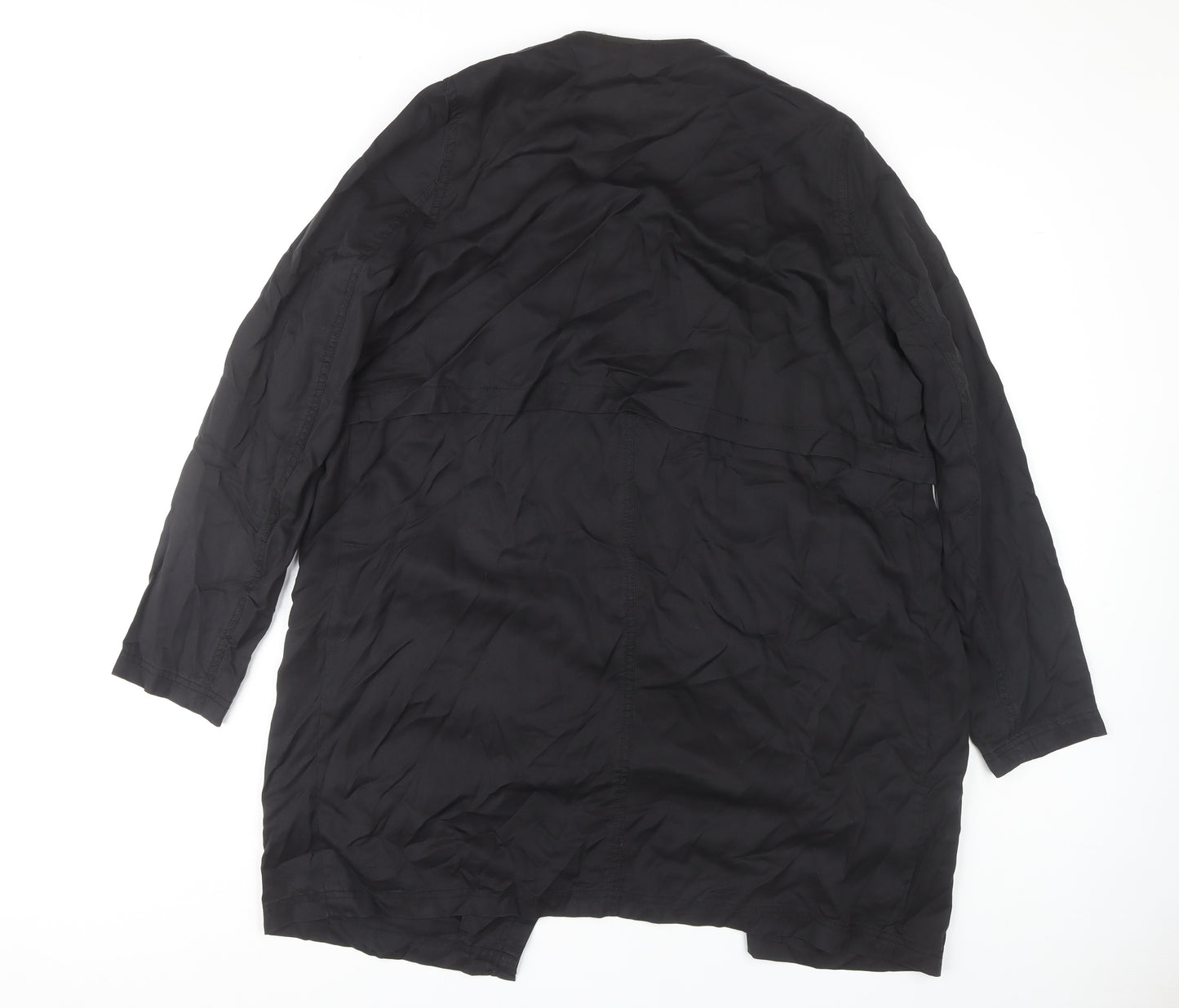 River Island Women's Black Zip Jacket Size 12