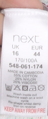 Next Women's Ivory Round Neck Pullover Jumper, Size 16