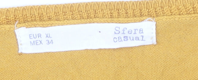Sfera Women's Yellow Pullover Jumper XL