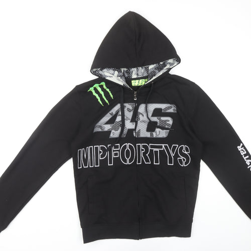 46 Racing Men's Black M Full Zip Hoodie